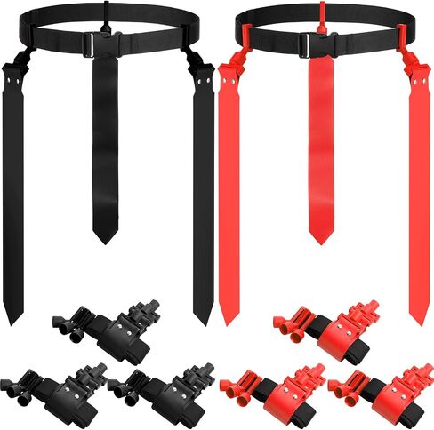 Junkin 6/8/10 Players Flag Football Sets Adjustable Football Belts and Flags for Youths Teens Kids Adults Players Sports Team in Kuwait