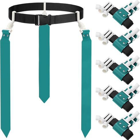 Junkin 6/8/10 Players Flag Football Sets Adjustable Football Belts and Flags for Youths Teens Kids Adults Players Sports Team in Kuwait