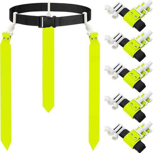 Junkin 6/8/10 Players Flag Football Sets Adjustable Football Belts and Flags for Youths Teens Kids Adults Players Sports Team in Kuwait