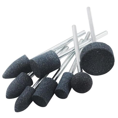 80mm Extra Long Shank Drill Grinding Stone Sets, Extended 1/4" Shank Aluminum Oxide Mounted Grinding Points for Drill Rotary Tools (Pack of 8) in Saudi Arabia