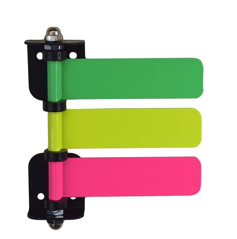 High Visibility Neon Medical Exam Room Flag System (4", 3 Flag) in Saudi Arabia