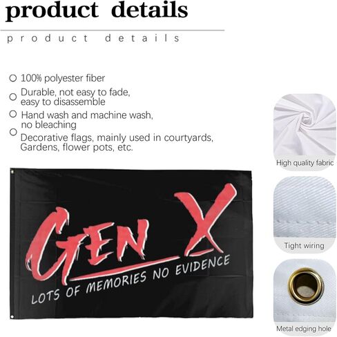 Gen X Lots Of Memories No Evidence Flag For Bedroom in Saudi Arabia