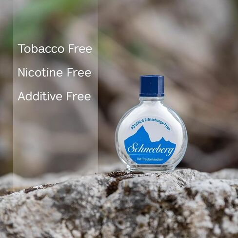 Schneeberg by Pöschl - Menthol Herbal Snuff, Oktoberfest Sugar Mint Powder, Refreshing Burst of Peppermint, Nicotine and Additive Free, 10g (1) in Saudi Arabia