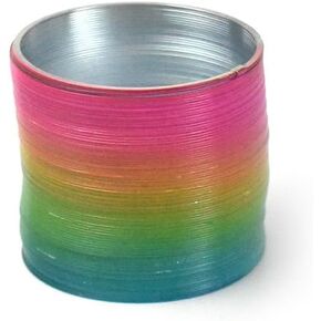 66x60mm Gradien Color Giant Magic Metal Science Toy Wave Spring Big Classic Originals Steel Spring Cheerfully in Kuwait