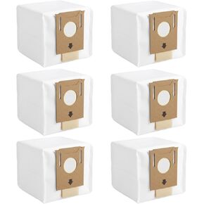 6Pack CF Clean Fariy T8 Dust bags Compatible with Ecovacs Deebot Ozmo T8/ T8+/ T8 AIVI/ N8 Pro/ N8 Pro Plus/ DX93/ DDX96 Vacuum Cleaner Also Fit for Yeedi K781 in Kuwait