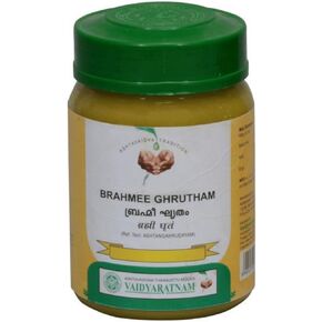 Vaidyaratnam Brahmee Ghrutham 150 G (Pack Of 2) Ayurvedic herbal products, Ayurvedic Organic products, Vaidyaratnam Products in Kuwait