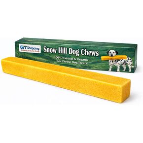 Snow Hill Himalayan Golden Yak Cheese Dog Chews Triple XL Monster 13-15 Oz / 11-13 in Long Natural Healthy Safe Yak Cheese Treats Keeps Dogs Busy Enjoying Indoors Outdoor in Kuwait