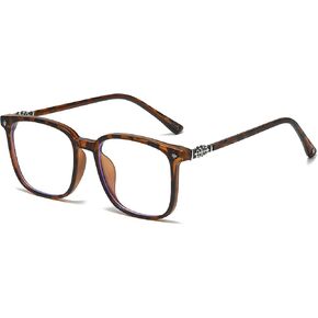 IGnaef Retro Square Blue Light Blocking Glasses Anti Glare UV400 Clear Lens Eyewear for Men Women IF1232 in Kuwait