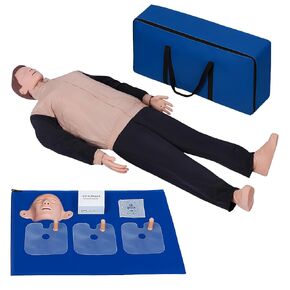 CPR Dummy Manikins Training Kit, Professional CPR Mannequin Test Dummies Adult with Medium Skin MCR Med-ical Accessories, CPR Training Dummy Set for Classroom or Research Centers in Kuwait