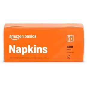Amazon Basics Everyday Paper Napkins, 400 Count in Kuwait