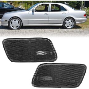 USR DEPO 96-02 W210 E-Class Smoker Bumper Side Marker Light Assembly Set (Left + Right) Compatible with 1996-2002 Mercedes Benz W210 E Class in Kuwait