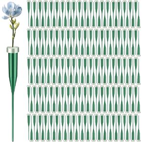 Yuanan 200 PCS Floral Water Tubes for Flowers, 200 PCS 6 Inch Green Flower Waters Tube with Rubber Caps Plastic Flower Stem Tube for Fresh Flowers Stem Arrangements Florist Supplies in Kuwait