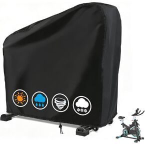 غطاء دراجة التمرين، غطاء دراجة منتصب، أغطية دراجة ثابتة للتخزين في الهواء الطلق، غطاء دراجة مقاوم للماء والغبار، مناسب تمامًا للياقة البدنية في الأماكن المغلقة أو الهواء الطلق in Kuwait