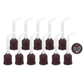 نصائح خلط انطباعات الأسنان، 100 قطعة من WINDSIUUU، أطراف خلط انطباعات الأسنان عالية الأداء داخل الفم، طرف مختلط من مطاط السيليكون داخل الفم بنسبة 1:10 (100 قطعة NT7010) in Kuwait