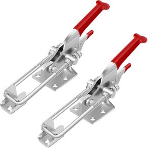 2 Pack Toggle Latch Clamp, Heavy Duty Latches, 2000Lbs Holding Capacity Adjustable Latch Lock, Smoker Clamps Latch for Industrial EquiIpment,Tire Carrier,Boxcar,Smoker Lid in Kuwait