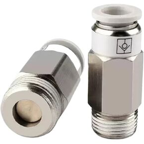 صمام فحص عدم العودة هوائي في اتجاه واحد من النوع المستقيم صمام فحص سريع للتحكم السريع 4 مم 6 مم 8 مم 1 قطعة (6-1l4، SPC) in Kuwait