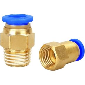 PC 14 مللي متر 16 مللي متر 1/4 3/8 3/4 موضوع موصلات سريعة تركيب هوائي موصل الأنابيب 14-02 14-03 1 قطعة (14-04 ، PCF) in Kuwait