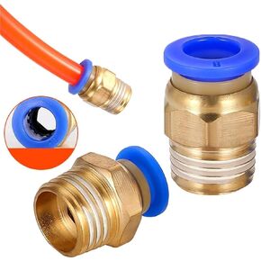 PC الهواء تركيب هوائي موصل سريع 4-m5 4-M6 4 مللي متر-12 مللي متر ذكر الموضوع 1/4 1/2 1/8 3/8 1 قطعة (8-04) in Kuwait