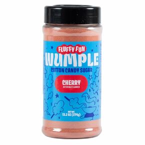 Wumple Red Cotton Candy Sugar - سكر الخيط المنكه لآلات حلوى القطن، مزيج رقيق جاهز للاستخدام - مثالي للحفلات والكرنفالات والمناسبات - عبوة من 1 (الكرز - 13.2 أونصة) in Kuwait