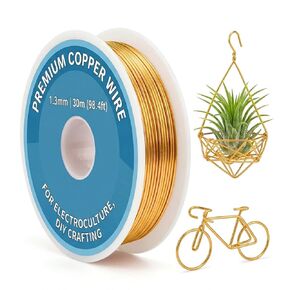 Copper Wire 16 Gauge 100ft Premium Copper Wire Craft Wire for Jewelry Making Gardening DIY Crafts Home Decoration in Saudi Arabia