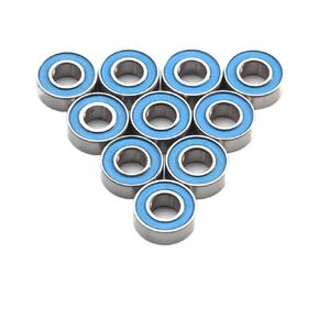 MR115RS تحمل ABEC-3 (10 قطعة) 5X11X4 مم مصغرة MR115-2RS الكرات الأزرق مختومة MR115 2RS تحمل in Kuwait