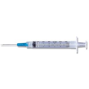 BD Medical Systems 309577 Luer-Lok Syringe Tip with Needle Combination, 3 mL Capacity, 21 Gauge x 1-1/2" Size (Box of 100) in Kuwait