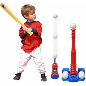 Baseball Training Tee Ball Popper,Pop Up Baseball Trainer,Adjustable Hitting Tee for Perfect Swings,Batting Machine for Practicing Hitting Without a Pitcher in Kuwait
