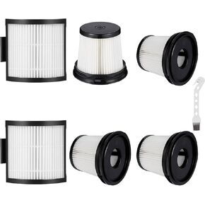 6 عبوات IW3511 IW1111 مرشحات HEPA بديلة لـ Shark IW3511 DetectPro مكنسة كهربائية لاسلكية خفيفة الوزن. لنظام التفريغ التلقائي لـ Shark Detect Pro PowerFins Brushroll المحمولة باليد 2 في 1 in Kuwait