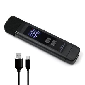 مقياس مستوى الصوت الرقمي للديسيبل مع شاشة LCD ديسيبل/ماكس/عقد البيانات ومؤشر البطارية، 30 ~ 130 ديسيبل للجيب SPL متر مراقبة الضوضاء الصوتية القابلة لإعادة الشحن لمنزل مصنع الجيران الصاخب in Kuwait