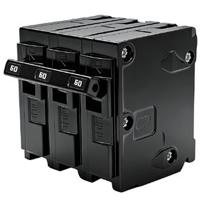 Q360 Circuit Breaker, 3 Pole 60-Amp, 120/240v, Fit for Siemens Type EQ, EQL, SEQ, EQG, PL and ES Series loadcentres.Plug-in Standard Circuit Breaker,Thermal Magnetic Protection. in Kuwait