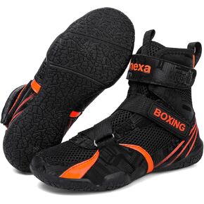 أحذية ملاكمة للأطفال للأولاد والبنات أحذية مصارعة للشباب خفيفة الوزن ومسامية للتدريب على اللياقة البدنية ورفع الأثقال in Kuwait