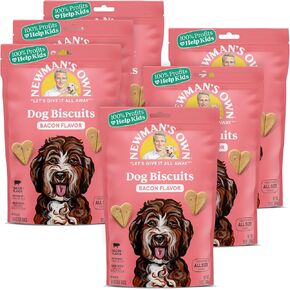 بسكويت الكلب نيومان - زبدة الفول السوداني | حجم القيمة | مصنوعة من الشعير العضوي | لا القمح ، الذرة ، أو فول الصويا | 28 أوقية حقيبة in Kuwait