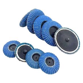 ACE850 11pcs 2Inch 50mm Zirconia Alumina Arc Flap Disc Grinding Sandpaper Wheels with 1/4 inch Holder 40/60/80/120 Grit ACE850 in Kuwait