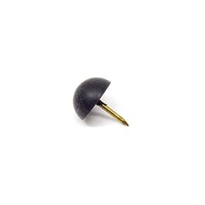 Pkg of 4 - Black SBR Rubber Round Top Tack Bumper - Bumper Diameter - 1/2", Bumper Height - 1/4", Tack Length - 3/8" Tack Diameter - 1/16" in Kuwait