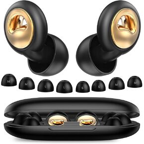 Ear Plugs for Sleeping, 45dB Ultra Soft Silicone Ear Plugs for Noise Reduction, Reusable Noise Cancelling Earplugs, 8-Pairs with Carrying Case for Side Sleep, Concert earplugs, Travel & Swimming in Kuwait