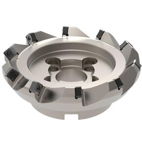 AFM45-05000-Z10-A1500R-SN12-C 5.00 بوصة ضياء. قاطعة الطحن، 45 درجة رصاص. 10 أسنان مع 8 حواف قطع in Kuwait