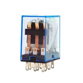 Micro Mini Relay HH53P MY3NJ MY3 11-Pin DC AC 12V 24V 110V 220V 380V Coil General Intermediate Electromagnetic with LED(AC - 1pcs,110V) in Kuwait