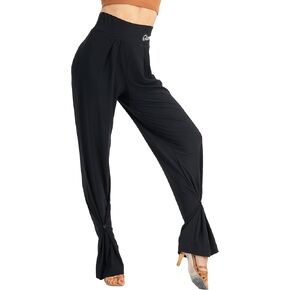 SCGGINTTANZ CR411 تصميم قاعة الرقص اللاتيني عالي الخصر وسروال رفيع الساق in Kuwait