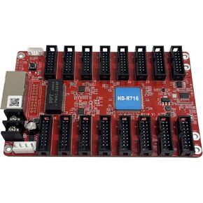 بطاقة استقبال شاشة LED Huidu HD-R716 - تحكم في الوضع المزدوج، 16x منافذ HUB75E، سعة 327,680 بكسل، تدعم PWM ICS، لجدران الفيديو LED، واللافتات الرقمية، والتركيبات الداخلية والخارجية in Kuwait