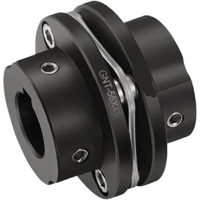 Steel Disc Coupler Single Diaphragm Shaft Coupling D19mm to D68mm; L20mm 53mm(GNT-D34XL27.5) in Kuwait