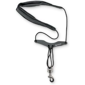 Protec Neck Strap for Saxophone 24" Less Stress Leatherette with Adjustable Comfort Bar and Metal Swivel Snap, Black, Model VC305M in Saudi Arabia