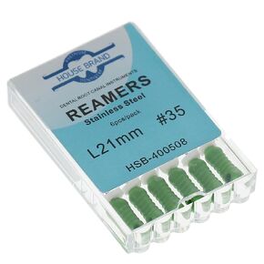 400508 HSB Endodontic Reamers 21mm #35 Stainless Steel 6/Pk in Kuwait