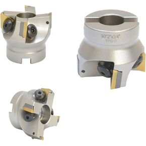 2 × 3/4 بوصة وجه قابل للفهرسة متوافق مع المطحنة ذات الحشوات استخدم TPG32 إدراج 90 درجة in Kuwait