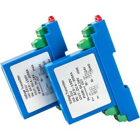 مستشعر الجهد 35 مم DIN Rail AC / DC محول 1000V 4-20mA إلى 0-10V 1-5V DC 24V AC Transmitter (0-5V Output، OtherDC 24V) in Kuwait