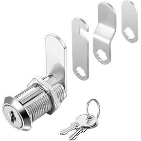 30 مللي متر مجموعة غلق كامة باب خزانة صندوق البريد درج خزانة خزانة سبائك الزنك اسطوانة مع 2 مفاتيح الأثاث الأجهزة 1 قطعة in Kuwait