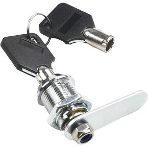 16/20 مللي متر كام قفل الباب درج خزانة صندوق بريد خزانة خزانة مع 2 مفاتيح الأثاث الأجهزة 1 قطعة (16 مللي متر) in Kuwait