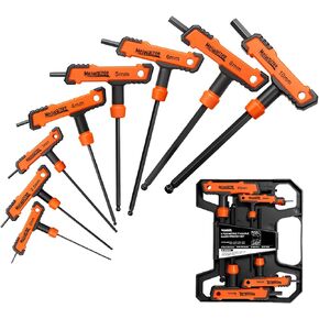 مجموعة مفاتيح Meiwaltee Allen ، 26pcs Metric (1.27-10 مم) و SAE (0.05 "-3/8" in Kuwait