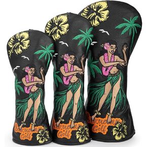 أغطية النادي، غطاء رأس مضحك للسائق، غطاء خشبي 3 5، أغطية رأس هجينة، ملحقات الجولف، حافظة واقية لهدايا النادي للرجال لاعبي الجولف in Kuwait