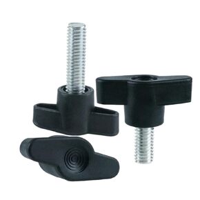 5PCS-10pcs Nylon Thumb Screw M4 M5 M6 M8 S Type Plastic Head Handle Bakelite Bolt Butterfly Hand Knob(20mm,M8 5pcs) in Kuwait