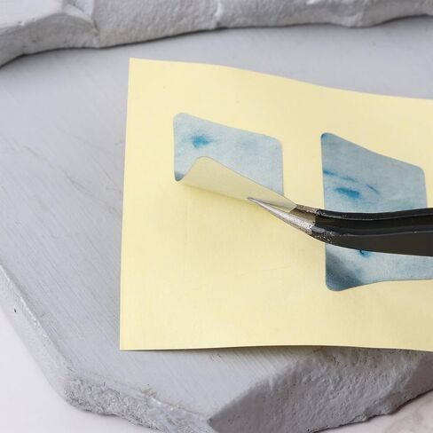 eMagTech 22pcs Guitar Fret Marker Inlay Stickers White Trapezoid for Guitar Fingerboard Decoration and Positioning in Kuwait